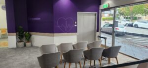 Campbell PRP Clinic waiting area